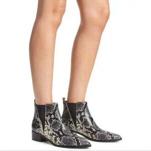 Marc Fisher LTD Yale snakeskin booties size 7.5